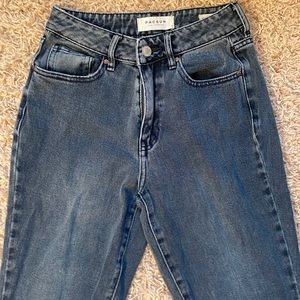 Size 24 charcoal mom jeans from PacSun